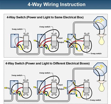 wiring a four way switch diagram boiler 