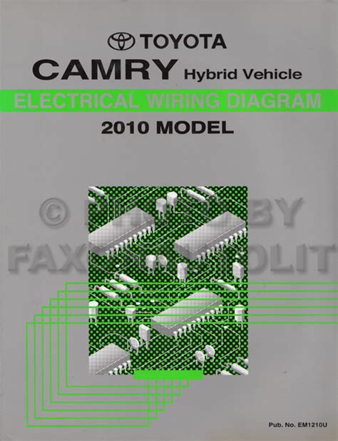 wiring diagram 2010 toyota camry hybrid 