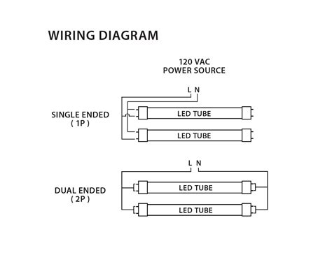 wiring diagram for 120v led light 