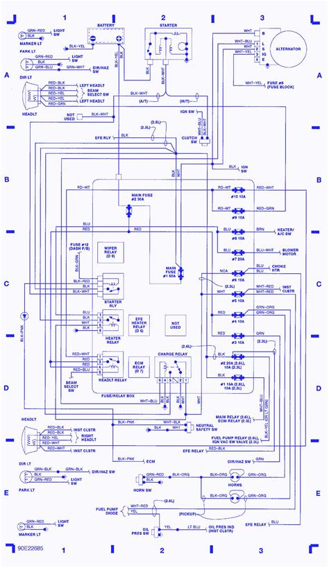 wiring diagram for 1993 dodge dakota 4x4 