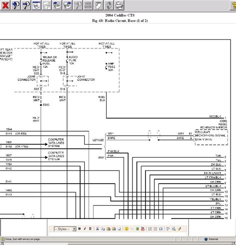 wiring diagram for 2003 cadillac cts 