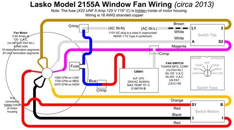 wiring diagram for an evaporator fan motor 