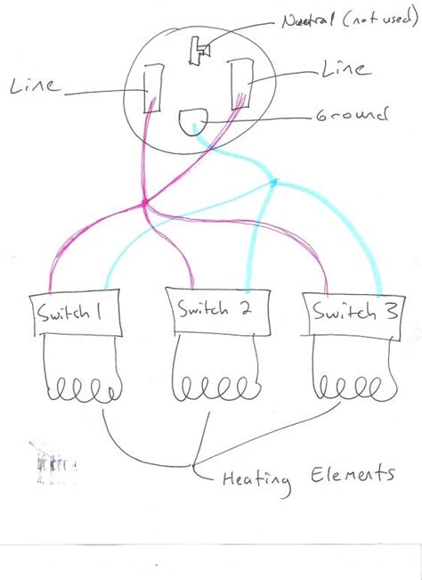 wiring diagram for electric kiln 