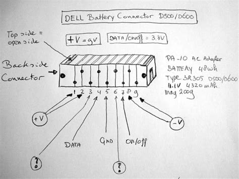 wiring diagram for gateway laptop battery 