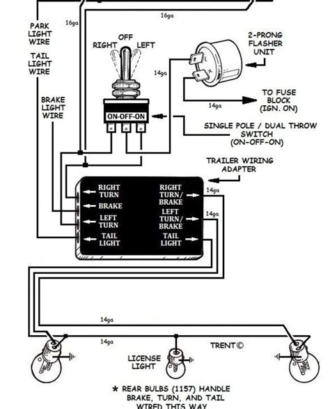 wiring diagram for turn signal switch 