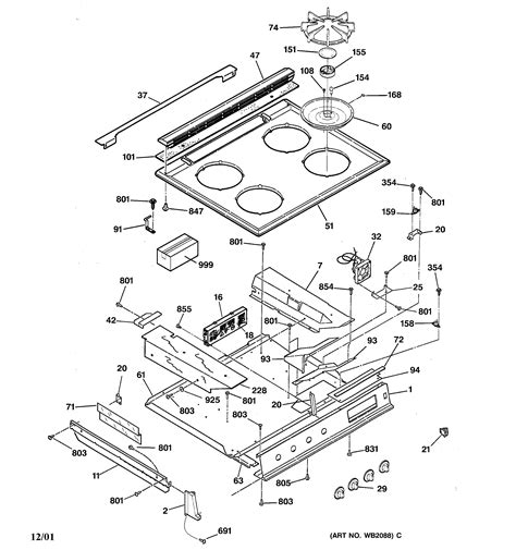 wiring diagram ge gas stove 