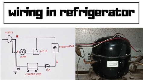 wiring diagram of refrigerator compressor 