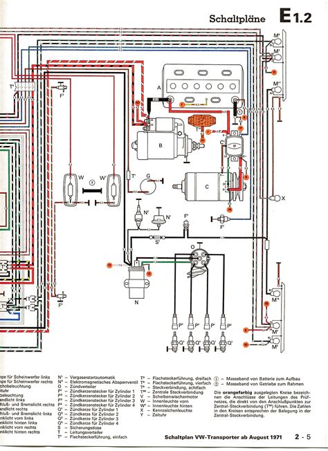 wiring diagram volkswagen t4 