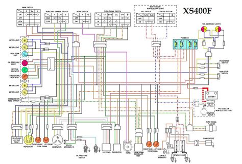 wiring diagram yamaha xs400 