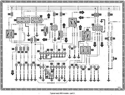 wiring harness on 87 saab 900 