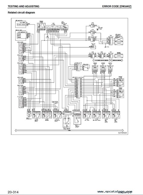 wiring komatsu schematics wa250 6 