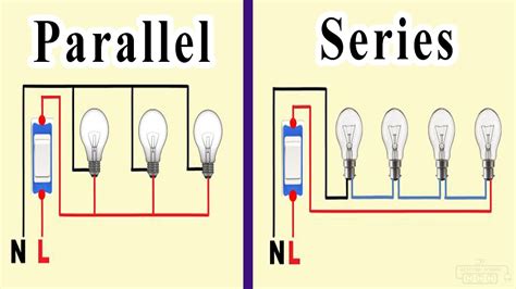 wiring lights in series or parallel diagram 