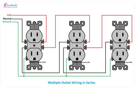wiring multiple outlets 