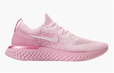 womens nike epic react flyknit running shoes pink rose