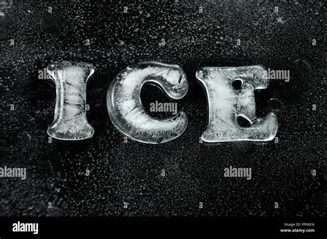 words in ice