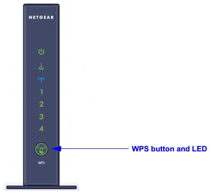 wps button on netgear wireless router, Netgear wireless router wps button