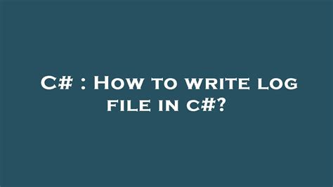write log file in c# windows application, Application form file windows using write log visual step creating datetimepicker disable date previous sourcecodester tutorials datagridview create studio microsoft. How to write log file in c#