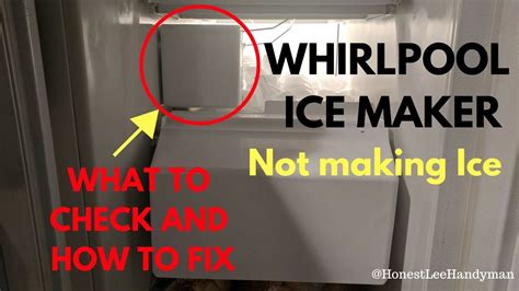 wrx735sdbm00 ice maker not working