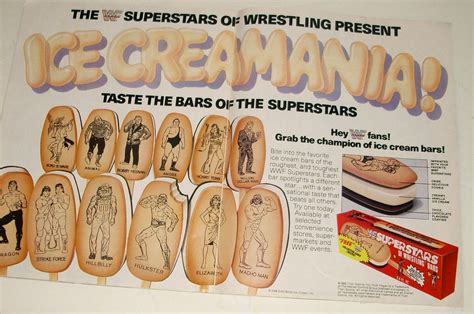 wwf wrestling ice cream bars