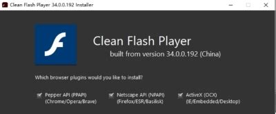 www.clean flash player.com, Clean flash 34.0.0.184 installer : adobe inc. : free download, borrow
