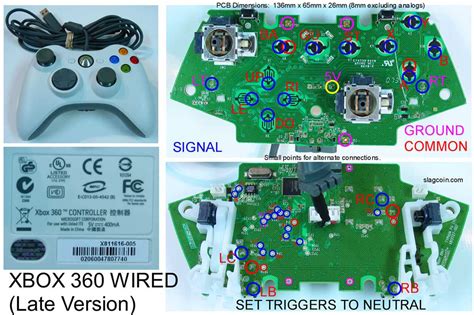 xbox 360 controller wiring diagram 