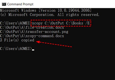 xcopy does specify a file or directory, Como usar o comando xcopy para copiar arquivos e pastas?