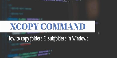 xcopy folder and subfolders and files, Copy ไฟล์ลง usb ด้วย command prompt