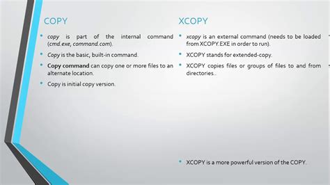 xcopy vs copy command, Xcopy vs robocopy: which is better windows file copy & windows file