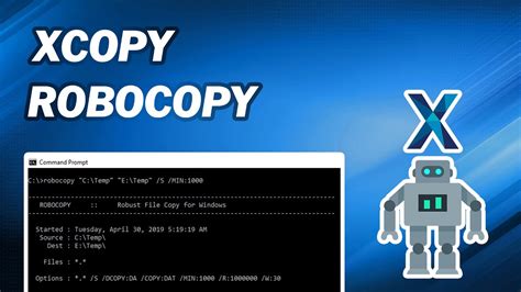 xcopy vs robocopy speed, Xcopy vs robocopy : function comparison and alternative