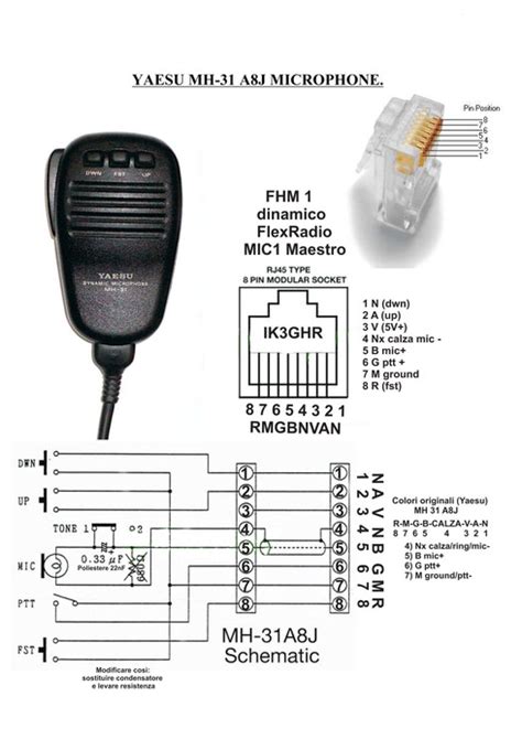 yaesu ft 450 mic wiring 