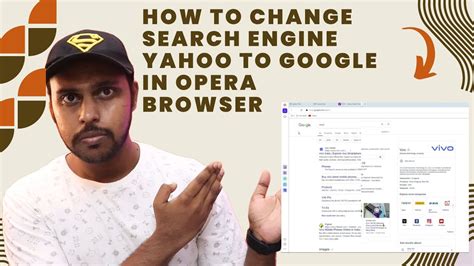 yahoo as search engine on opera, Yahoo search engine