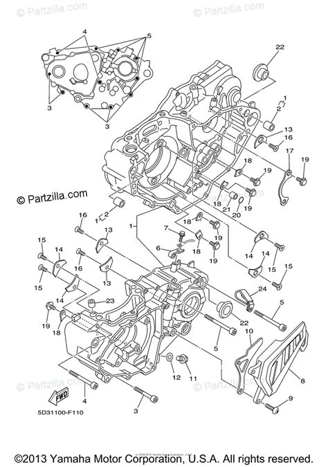 yamaha 450 engine diagram 