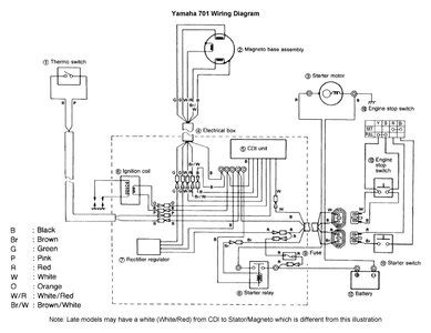 yamaha 701 wiring diagram 