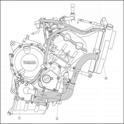 yamaha r6 engine parts diagram 