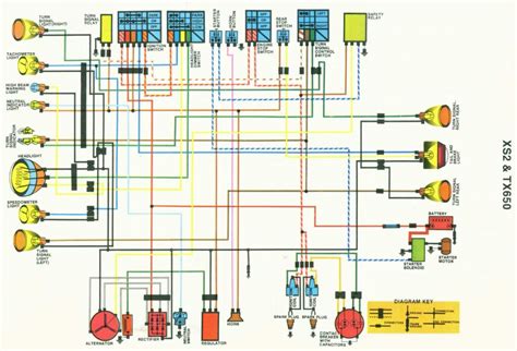 yamaha tx650 wiring diagram 