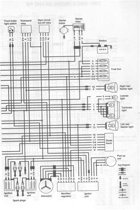 yamaha xj 550 wiring diagram 