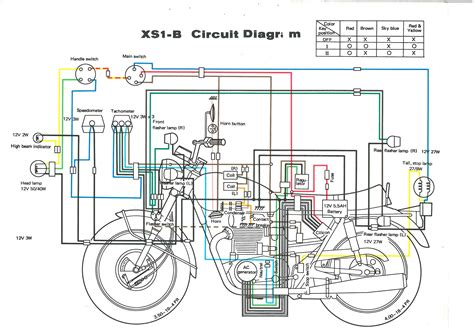 yamaha xj 650 maxim wiring diagram 