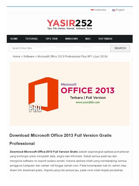 yasir252 microsoft office 2016, Microsoft office 2016 profesional plus