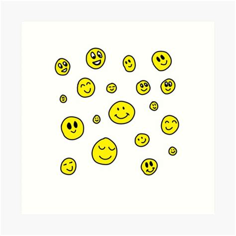yellow badly drawn smiley-face, 