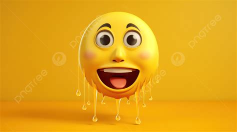 yellow smiley face blurry, Premium ai image