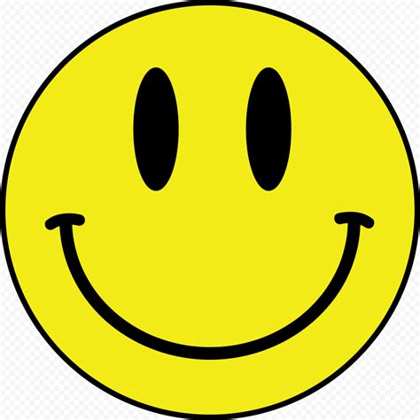yellow smiley face clip art background, Clipart yellow smiley face emoji free png