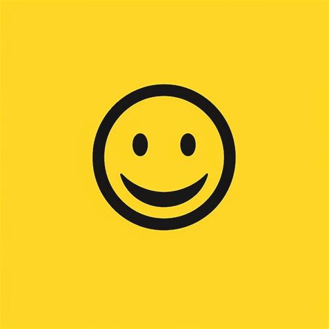 yellow smiley face logo, Pair of bright yellow smiley face logo double flare acrylic