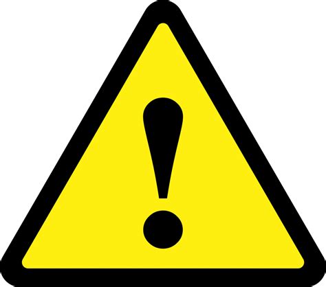yellow triangle exclamation mark, Yellow triangle exclamation mark. vector illustration stock