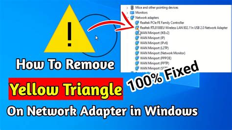 yellow triangle on network adapter, Fix: hamachi network adapter error