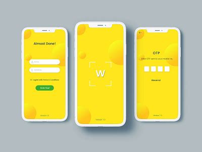 yellow-orange app ui, Orange gradient delivery ui mobile app smartphone interface 1408349