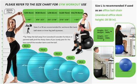 Yoga Ball Sizing Chart