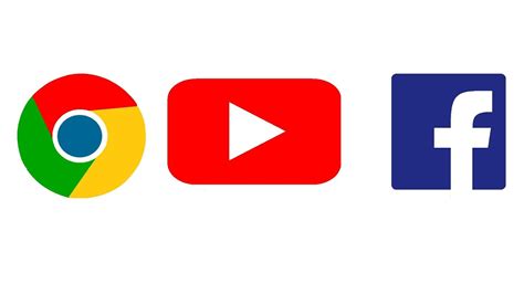 youtube google facebook logo, Facebook youtube logo