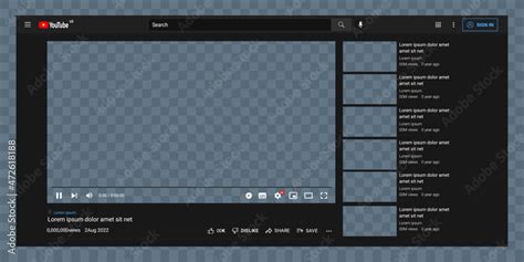 youtube main screen, Youtube full screen settings !