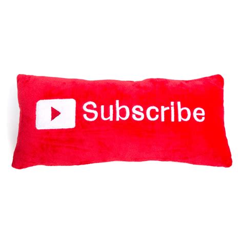 youtube subscribe button pillow, Youtube subscribe plush pillow