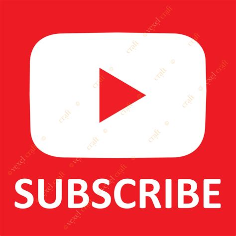 youtube subscribe watermark size, Free youtube subscribe button in png download